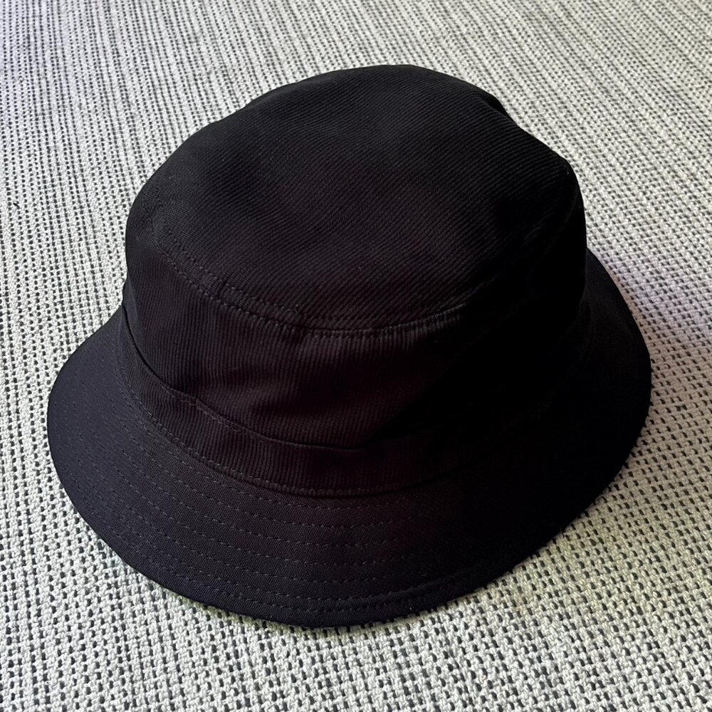 Corridor, Black Corduroy Bucket Hat